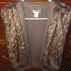 Love 21 faux fur vest
